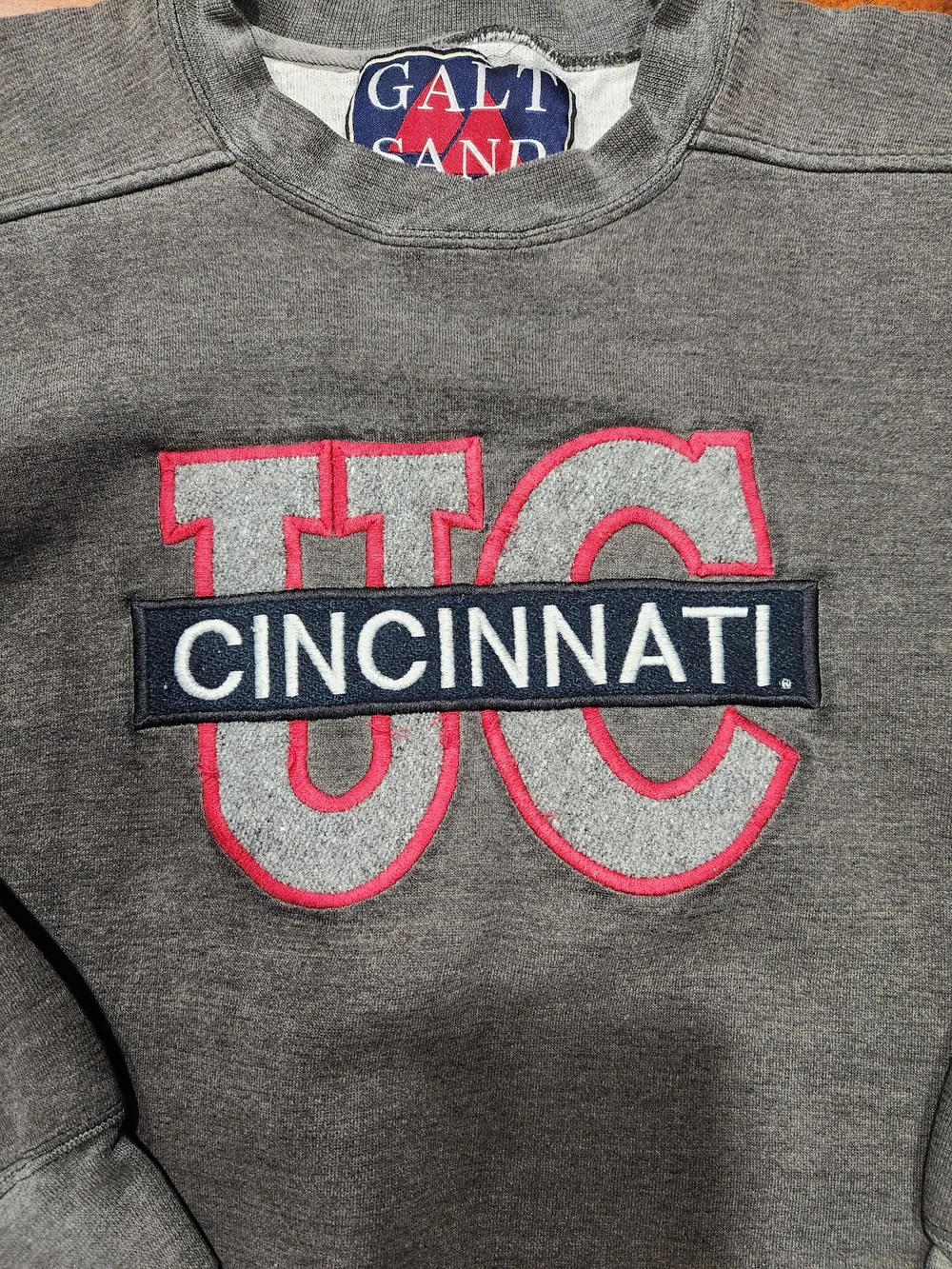 Vintage Galt Sand Cincinnati Sweatshirt Men Size Small